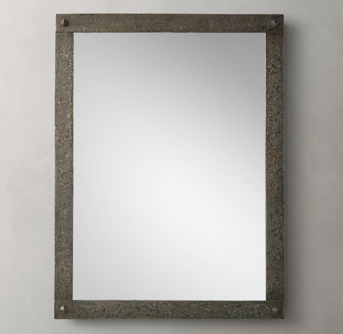 Foundry Iron Rivet Mirror