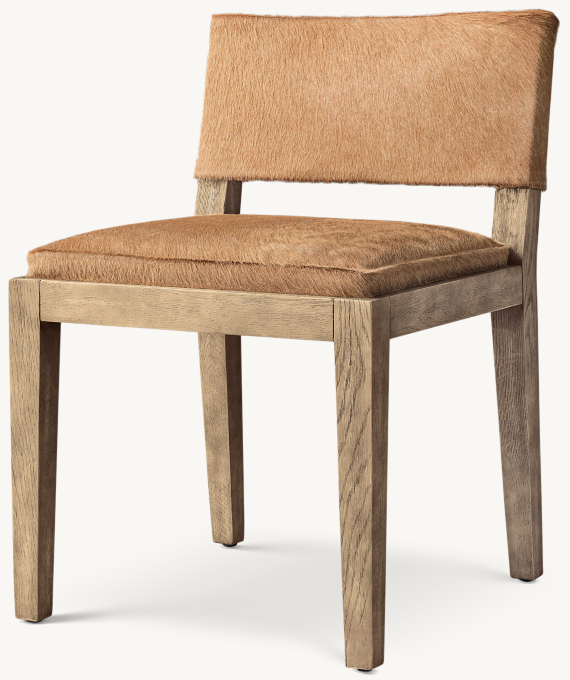 Saddle Hair-on-Hide Dining Side Chair