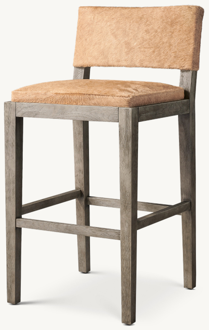 Saddle Hair-on-Hide Bar & Counter Stool