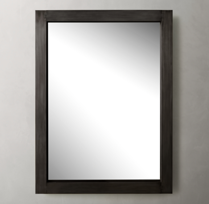 Metal Dovetail Mirror Wide Frame