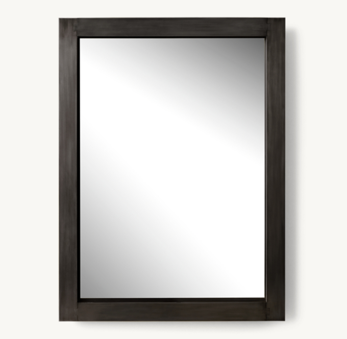 Metal Dovetail Mirror - Wide Frame