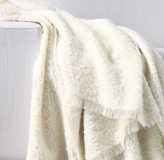 Suri Alpaca Textured Bouclé Throw