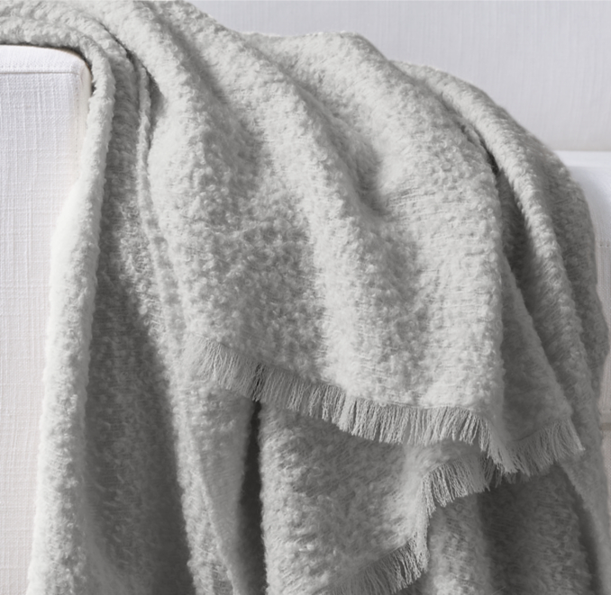 Suri Alpaca Textured Bouclé Throw