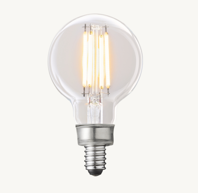 G16.5 Globe Candelabra LED Bulb