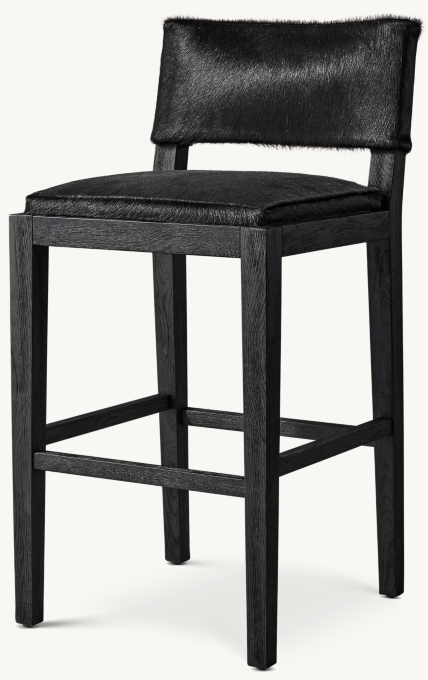 Saddle Hair-on-Hide Bar & Counter Stool