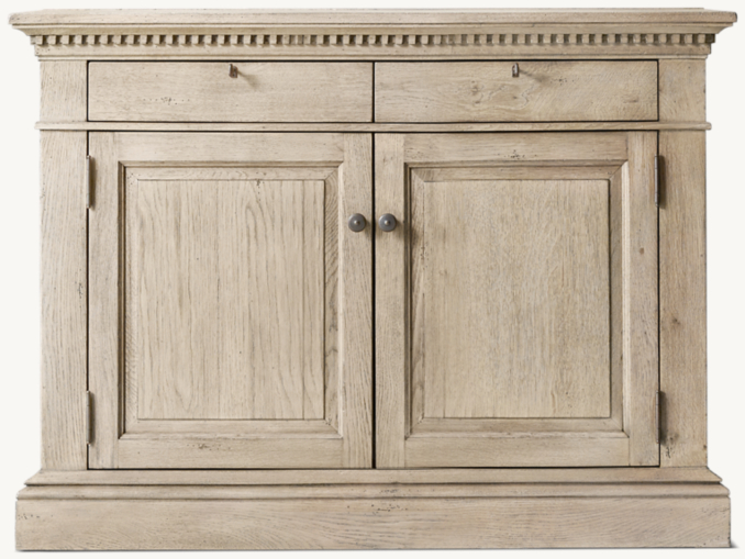 Front view of St. James Double-Door Sideboard With Drawers 