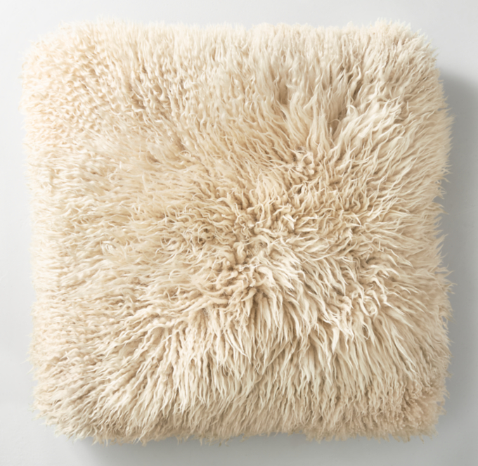 Yeti Sheepskin Pillow Cover Square