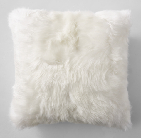 Natural Sheepskin Pillow Collection Rh