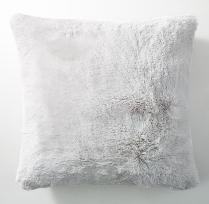 Lapin UltraFine Faux Fur Pillow Cover Square