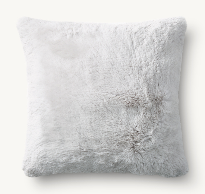 Lapin Ultra-Fine Faux Fur Pillow Cover - Square