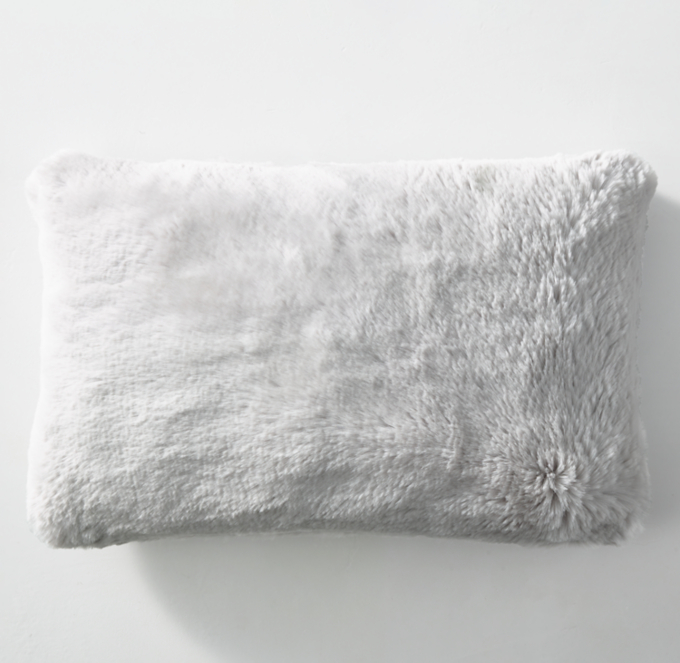 Lapin UltraFine Faux Fur Pillow Cover Lumbar