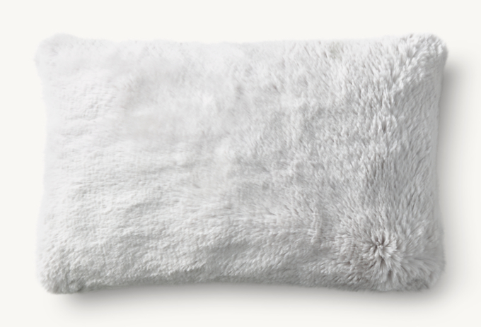 Lapin Ultra-Fine Faux Fur Pillow Cover - Lumbar