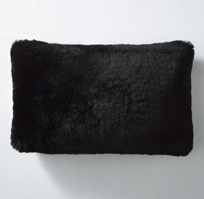 Lapin UltraFine Faux Fur Pillow Cover Lumbar