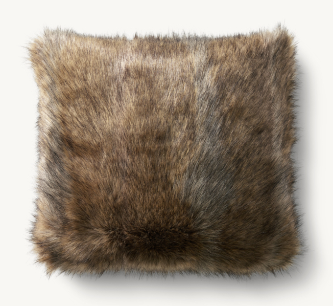 Ultimate Faux Fur Pillow Cover - Square