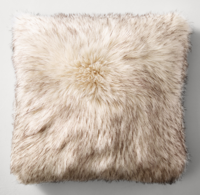 Ultimate Faux Fur Pillow Cover Square