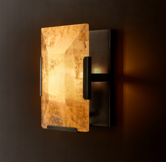 Harlow Calcite Sconce | RH