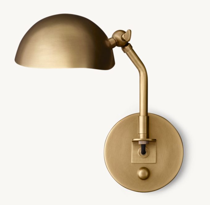 Restoration hardware swing arm lamp sales