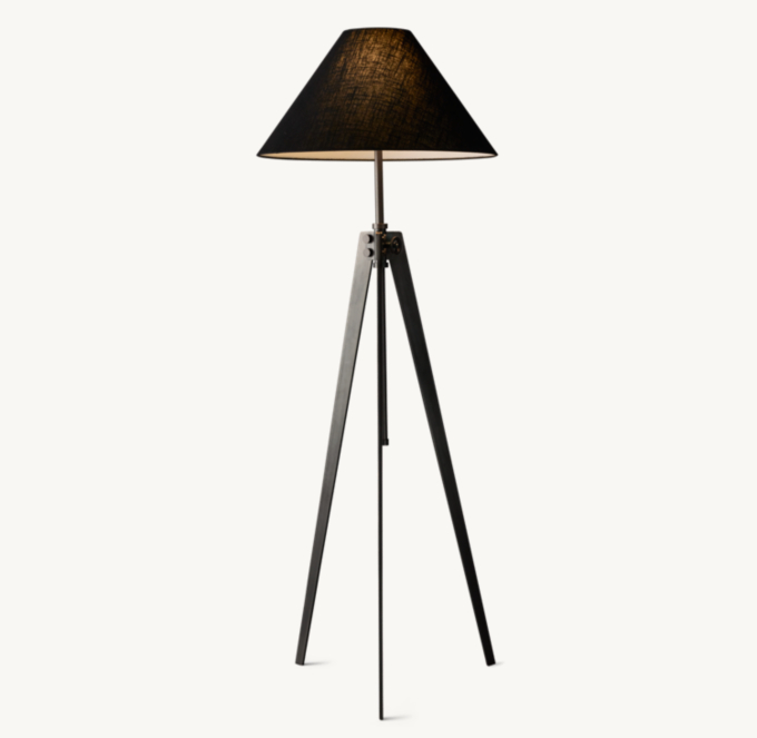 Restoration hardware tripod floor lamp sales