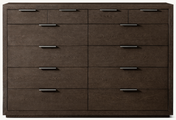 Restoration hardware store 9 drawer dresser