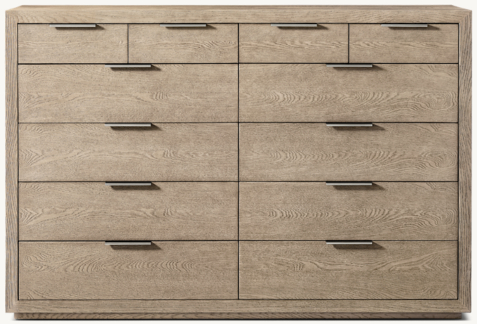 rh modern dresser French Contemporary 9-Drawer Dresser