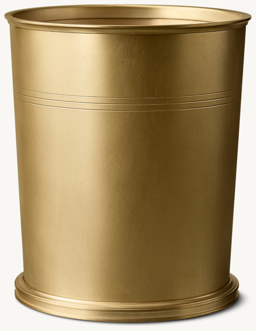 Apothecary Metal Wastebasket