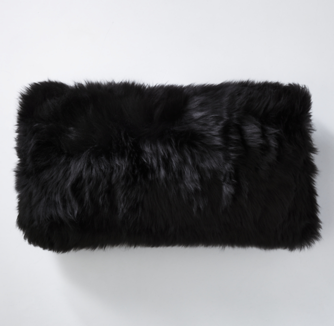 Natural Sheepskin Pillow Cover Lumbar