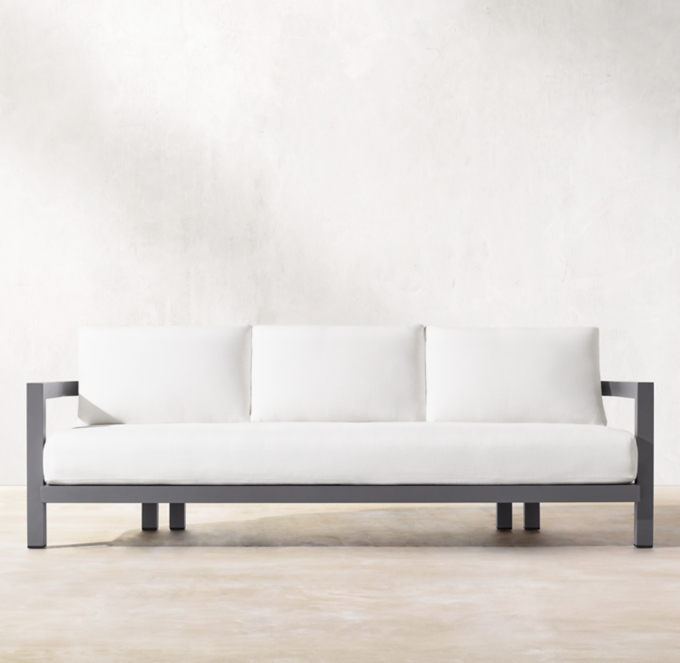 90 Portofino Aluminum Sofa