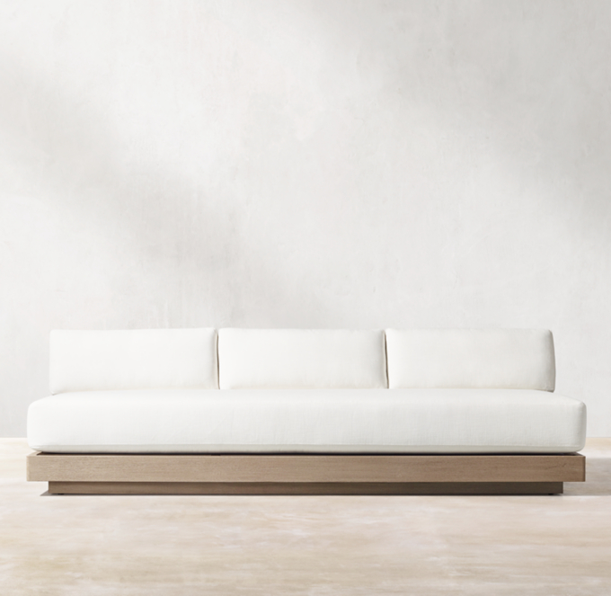 Maya ThreeSeat Armless Sofa