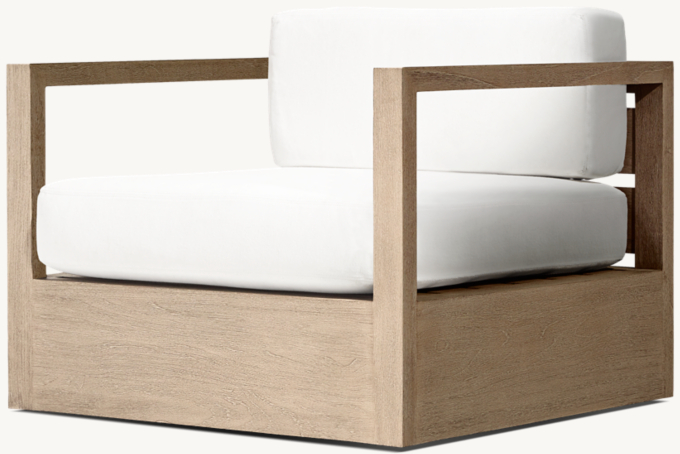 Aegean Teak Swivel Lounge Chair