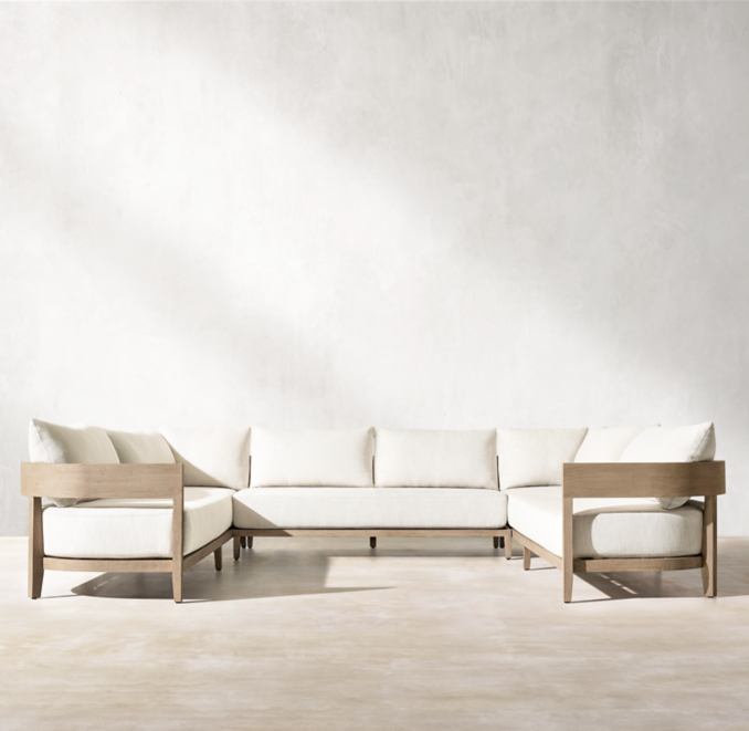 Balmain Teak USofa Sectional