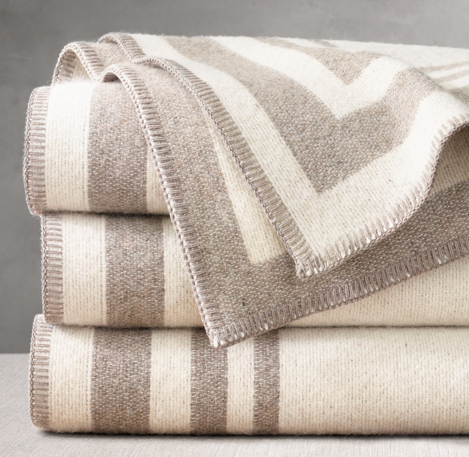 Alpaca Framed Oversized Bed Throw by Alicia Adams