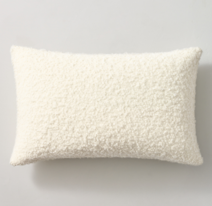 boucle pillow