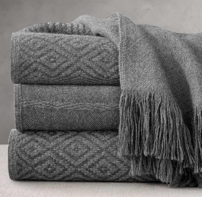 Alpaca Andean Throw