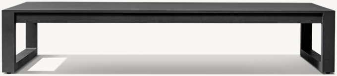 Aegean Aluminum Rectangular Coffee Table