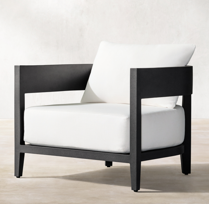 Balmain Aluminum Lounge Chair