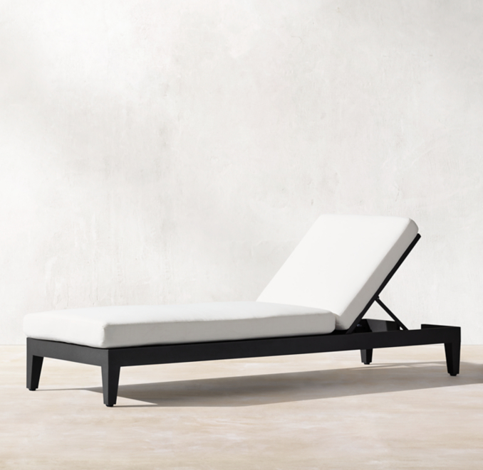 Balmain Aluminum Chaise