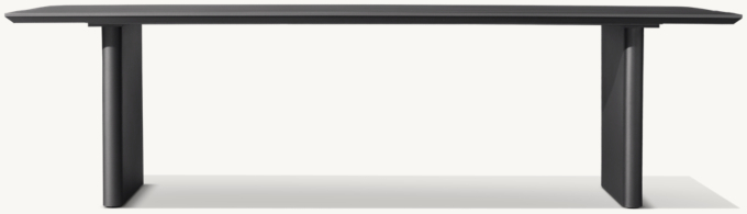 Balmain Aluminum Rectangular Dining Table