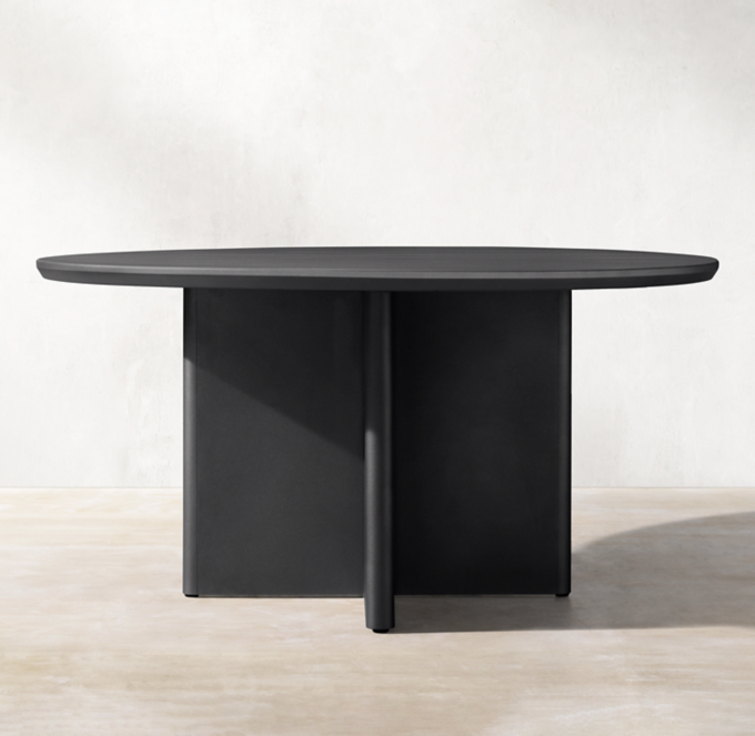 Balmain Aluminum Round Dining Table