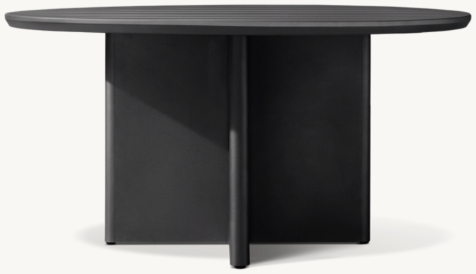 Balmain Aluminum Round Dining Table