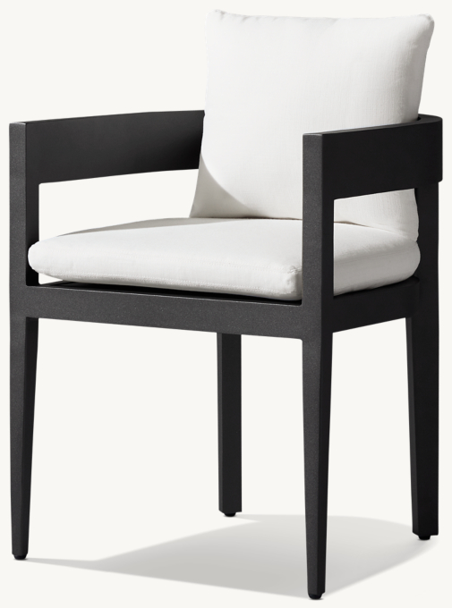 Balmain Aluminum Dining Armchair