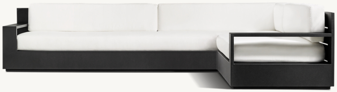 Marbella Aluminum Right-Arm L-Sectional