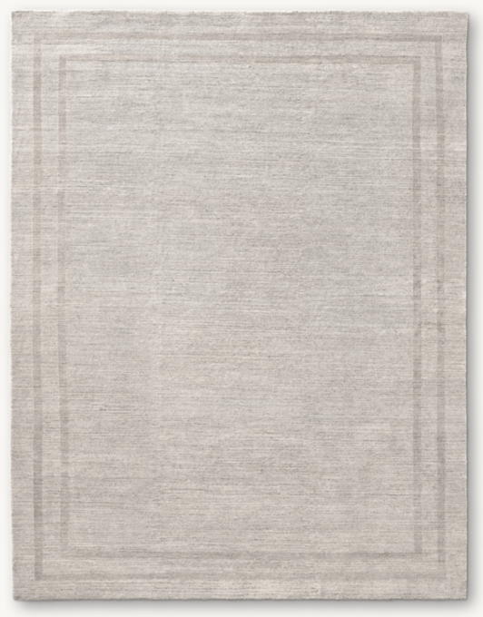 Marled Parallel Border Performance Rug