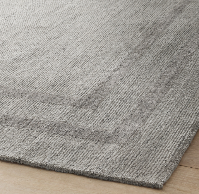 Marled Parallel Border Performance Rug