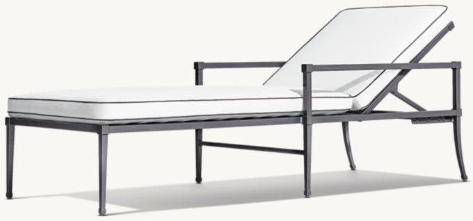 Trousdale Cast Aluminum Chaise