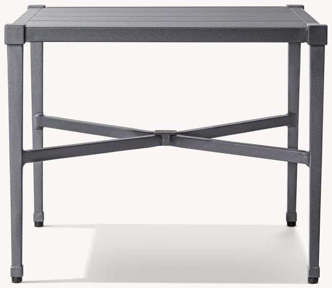 Trousdale Cast Aluminum Square Side Table