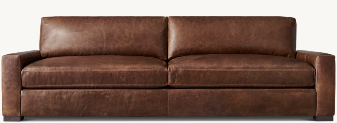 Restoration hardware maxwell online leather chair