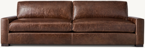 In Stock Ready For Delivery Rh, Cooper Leather Sofa