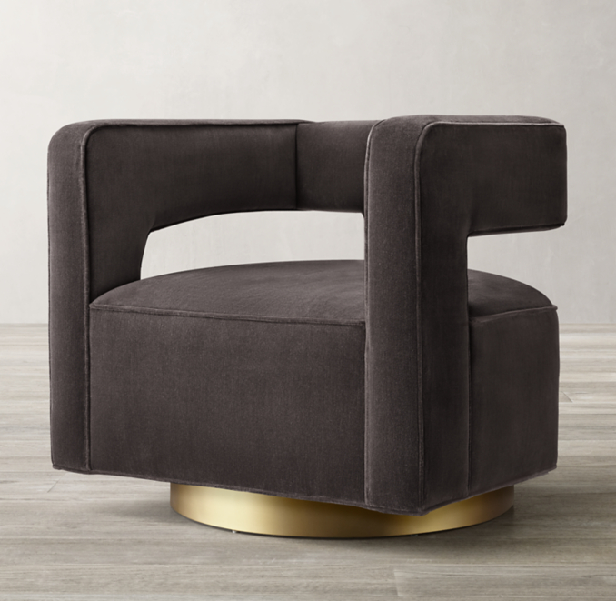 Drew Swivel Chair Metal Base