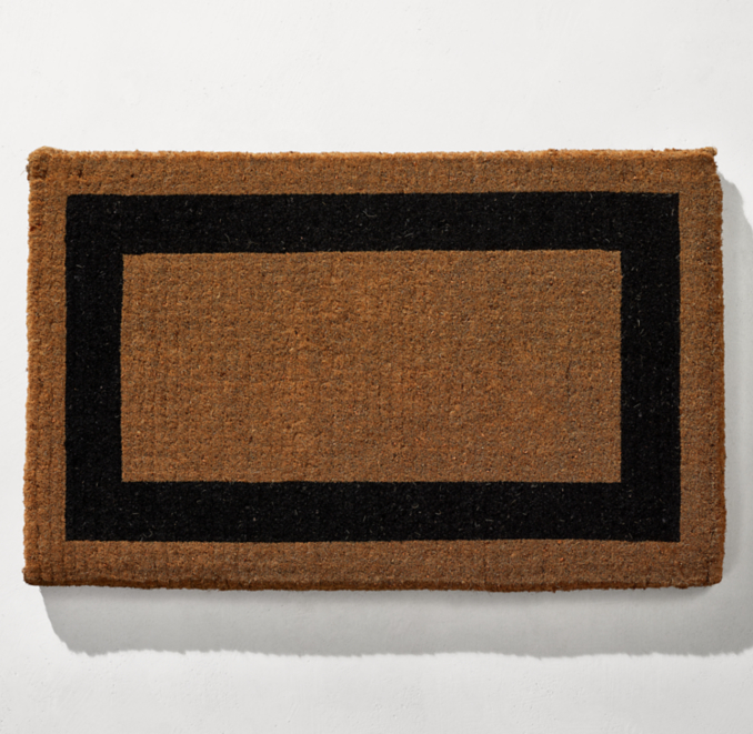 Natural Coir Doormat Wide Frame
