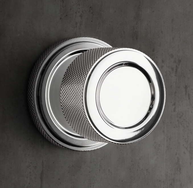 Lambeth Knurled KnobHandle Flow Control Valve & Trim Set For